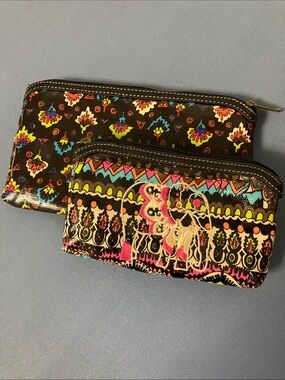 Sakroots Artist Circle One World Toiletries Case Set Multi Neon/Black
